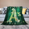 Oakland Athletics Blankets Sherpa Blanket Throw Blanket oakland athletics blankets sherpa blanket throw blanket v21