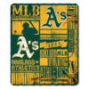 Oakland Athletics Blankets Sherpa Blanket Throw Blanket oakland athletics blankets sherpa blanket throw blanket v3