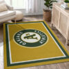 Oakland Athletics Area Rug MLB Area Rug Dining Room Rug Indoor Rugs Rectangle Carpet oakland athletics rug living room carpet regtangle carpet floor decor home decor ver 274