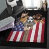 Patriotic Cool Rugs Heeler American Zipper Rug patriotic cool rugs heeler american zipper rug