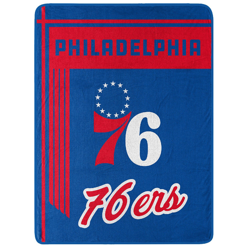 Philadelphia 76ers Blanket FLeece Blanket Throw Blanket