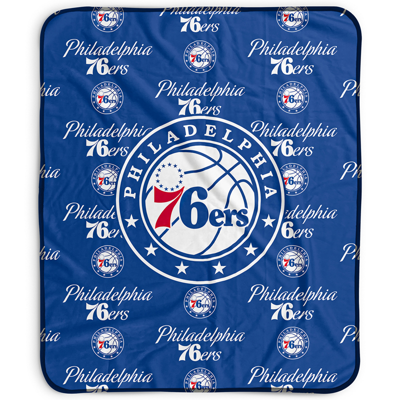Philadelphia 76ers Blanket FLeece Blanket Throw Blanket