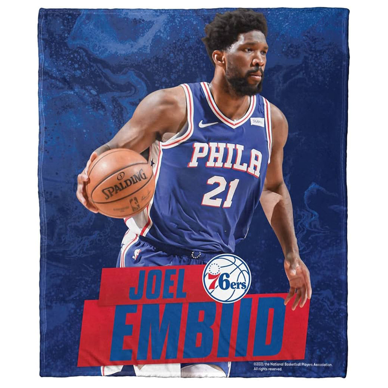 Philadelphia 76ers Blanket FLeece Blanket Throw Blanket