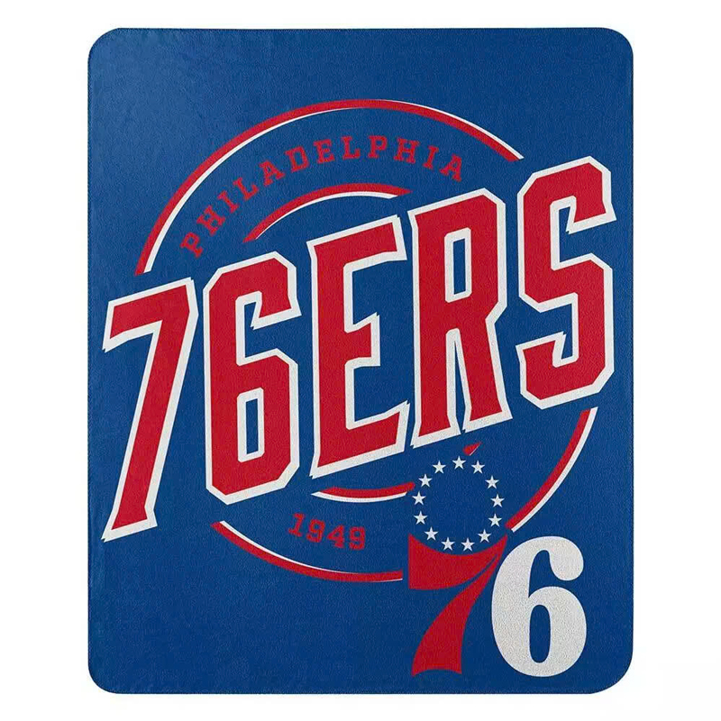 Philadelphia 76ers Blanket FLeece Blanket Throw Blanket