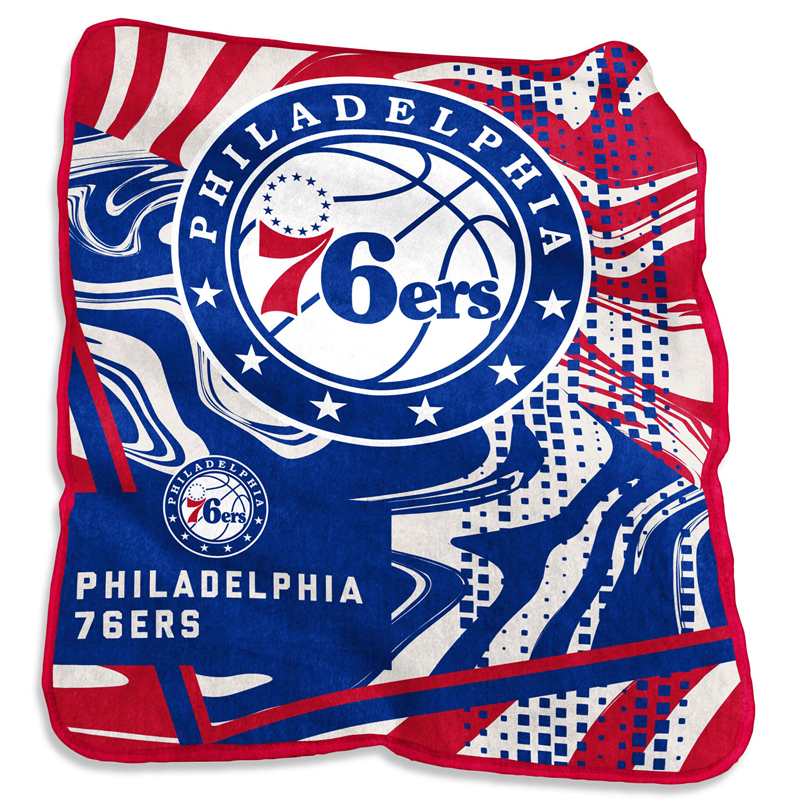 Philadelphia 76ers Blanket Sherpa Blanket Throw Blanket