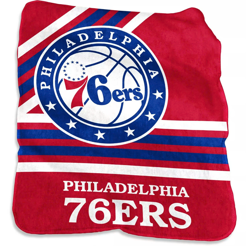 Philadelphia 76ers Blanket Sherpa Blanket Throw Blanket