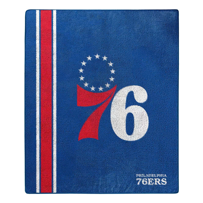 Philadelphia 76ers Blanket Sherpa Blanket Throw Blanket