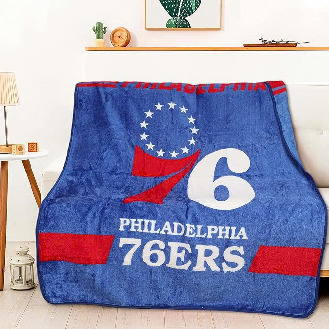 Philadelphia 76ers Blankets FLeece Blanket Throw Blanket
