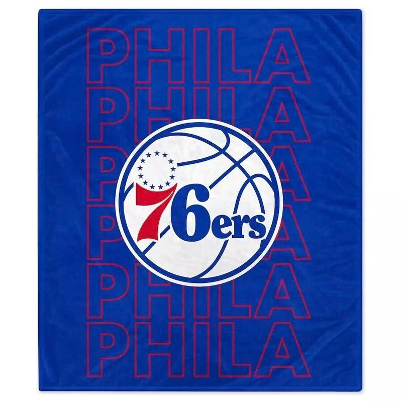 Philadelphia 76ers Blankets FLeece Blanket Throw Blanket