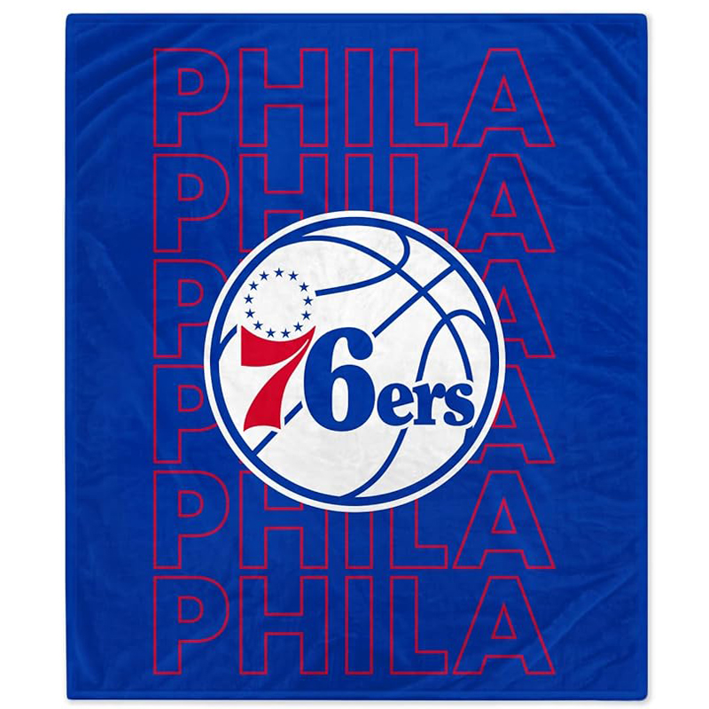 Philadelphia 76ers Blankets FLeece Blanket Throw Blanket