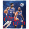 Philadelphia 76ers Blankets FLeece Blanket Throw Blanket philadelphia 76ers blankets fleece blanket throw blanket v23