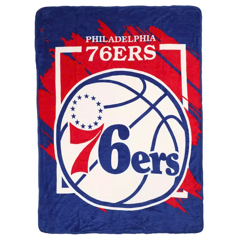 Philadelphia 76ers Blankets Sherpa Blanket Throw Blanket