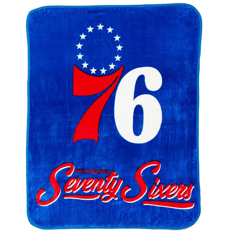 Philadelphia 76ers Blankets Sherpa Blanket Throw Blanket