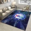 Philadelphia 76ers Area Rug NBA Area Rug Kitchen Rug Indoor Rugs Rectangle Carpet philadelphia 76ers rug living room carpet regtangle carpet floor decor home decor ver 643