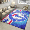 Philadelphia 76ers Area Rug NBA Area Rug Living Room Area Rug Indoor Rug Rectangle Carpet philadelphia 76ers rug living room carpet regtangle carpet floor decor home decor ver 655