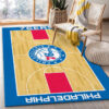Philadelphia 76ers Rug NBA Area Rug Bathroom Rugs Indoor Rug Rectangle Carpet philadelphia 76ers rug living room carpet regtangle carpet floor decor home decor ver 658