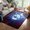 Philadelphia 76ers Area Rug NBA Area Rug Bedroom Rug Indoor Rug Rectangle Carpet philadelphia 76ers rug living room carpet regtangle carpet floor decor home decor ver 664