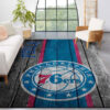 Philadelphia 76ers Rug NBA Area Rug Dining Room Rugs Indoor Rug Rectangle Carpet philadelphia 76ers rug living room carpet regtangle carpet floor decor home decor ver 670