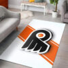 Philadelphia Flyers Rug NHL Area Rug Dining Room Rug Indoor Indoor Rug Rectangle Carpet philadelphia flyers rug living room carpet regtangle carpet floor decor home decor ver 229