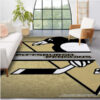 Pittsburgh Penguins Area Rug NHL Area Rug Bedroom Area Rug Indoor Indoor Rug Rectangle Carpet pittsburgh penguins rug living room carpet regtangle carpet floor decor home decor ver 237