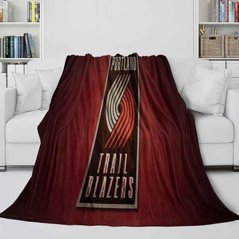 Portland Trail Blazers Blanket FLeece Blanket Throw Blanket