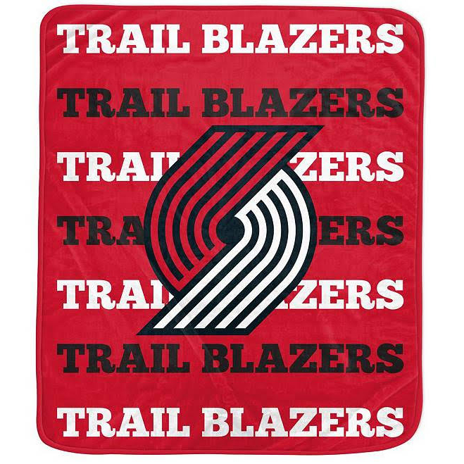 Portland Trail Blazers Blanket Sherpa Blanket Throw Blanket