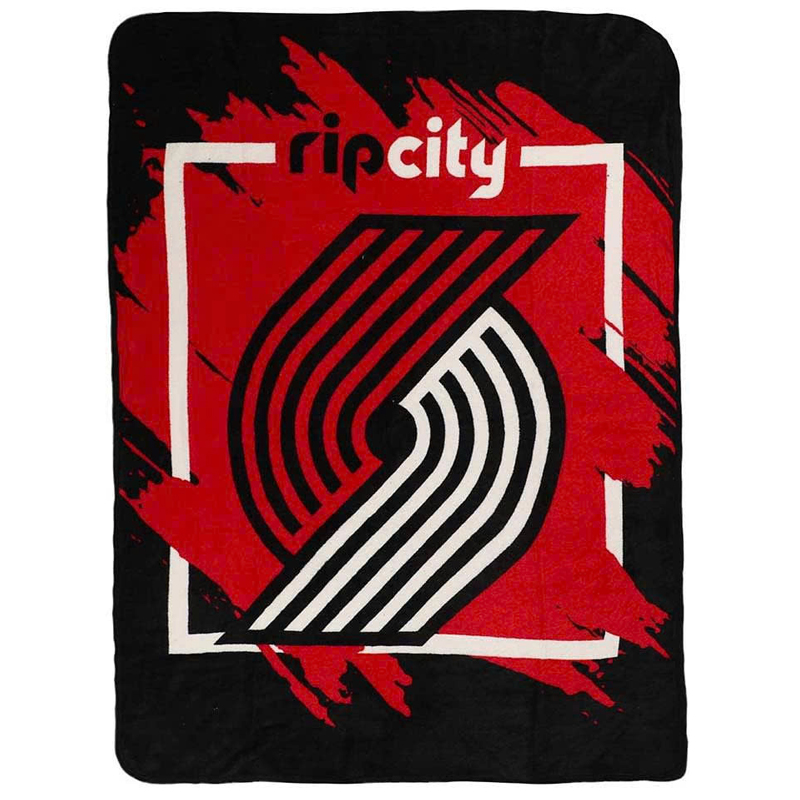 Portland Trail Blazers Blanket Sherpa Blanket Throw Blanket