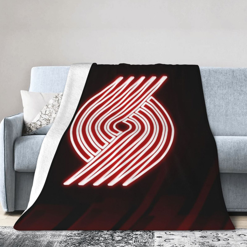 Portland Trail Blazers Blankets Sherpa Blanket Throw Blanket