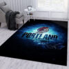 Portland Trail Blazers Rug NBA Area Rug Kitchen Rug Indoor Indoor Rug Rectangle Carpet portland trail blazers rug living room carpet regtangle carpet floor decor home decor ver 718