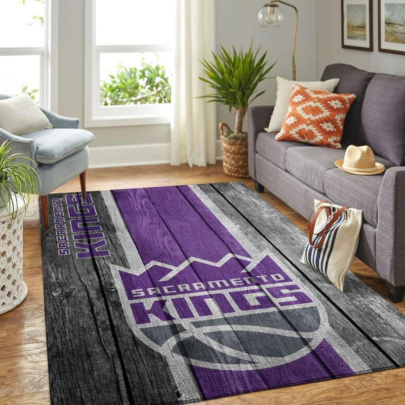Sacramento Kings Area Rug NBA Area Rug Dining Room Rug Indoor Indoor Rugs Rectangle Carpet