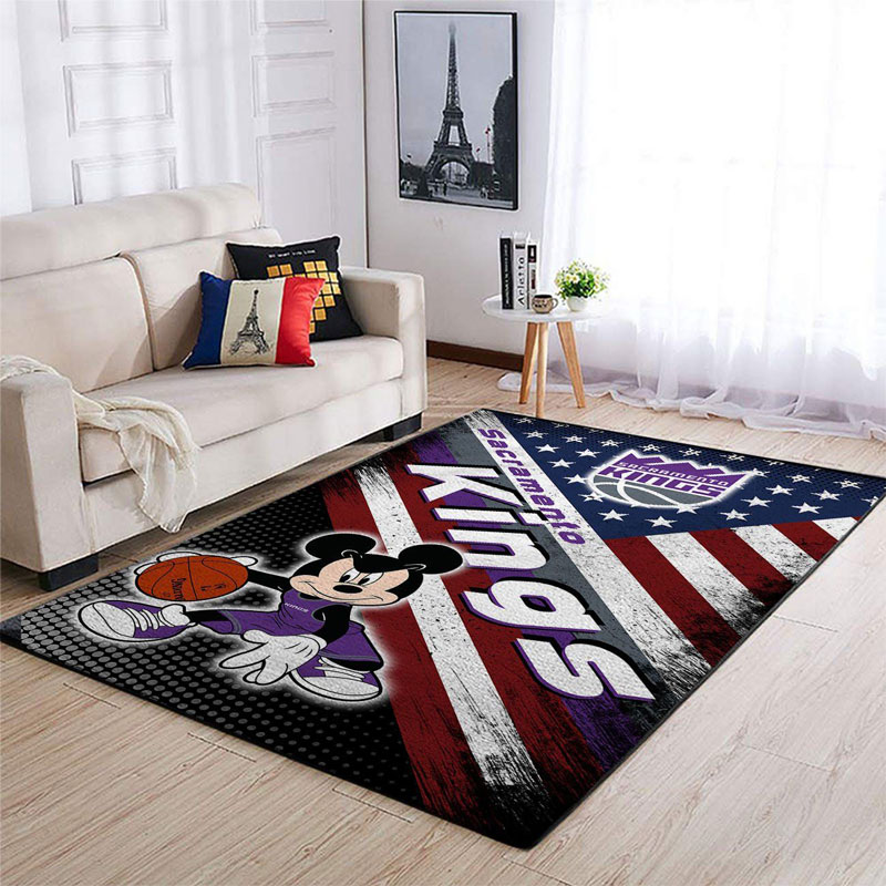Sacramento Kings Rug NBA Area Rug Dining Room Rugs Indoor Rugs Rectangle Carpet
