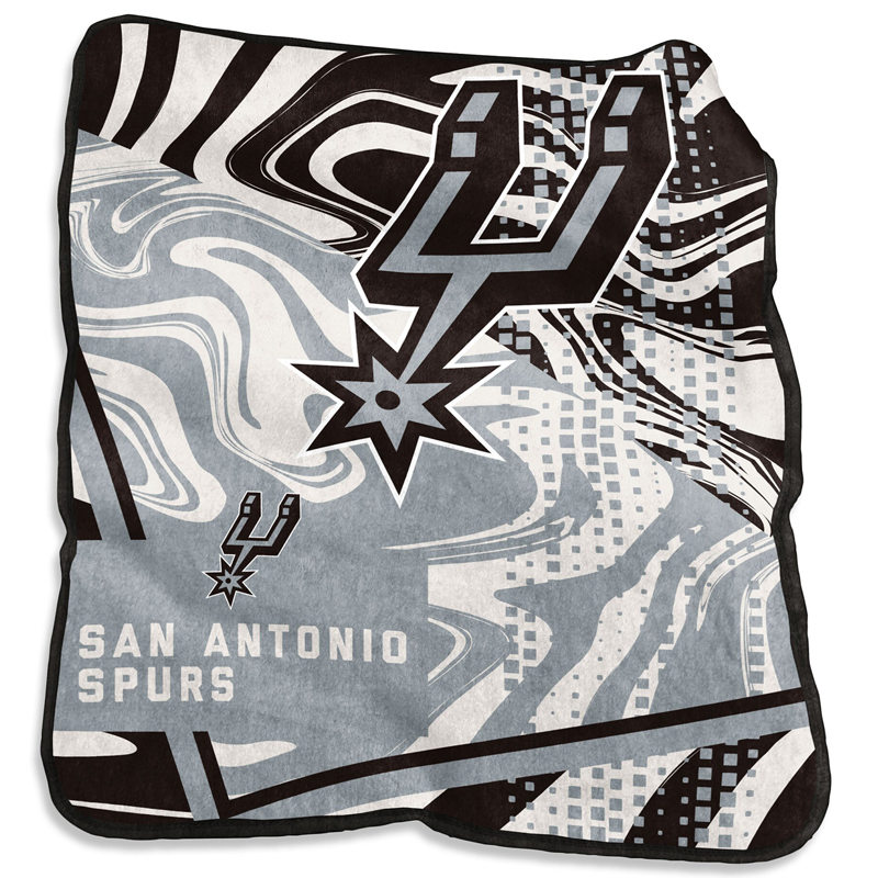 San Antonio Spurs Blanket Sherpa Blanket Throw Blanket