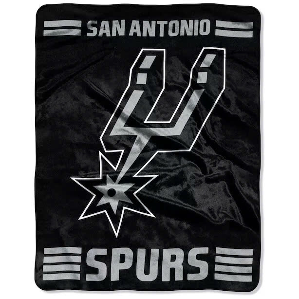 San Antonio Spurs Blanket Sherpa Blanket Throw Blanket