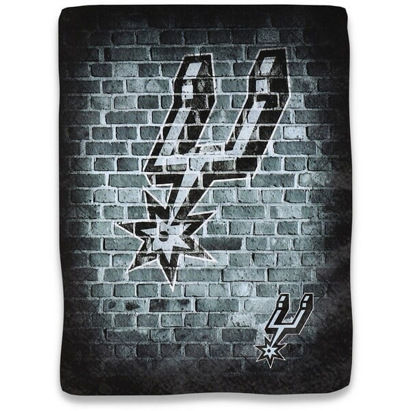 San Antonio Spurs Blanket Sherpa Blanket Throw Blanket
