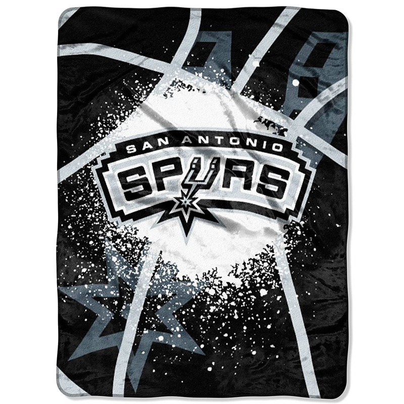 San Antonio Spurs Blanket Sherpa Blanket Throw Blanket