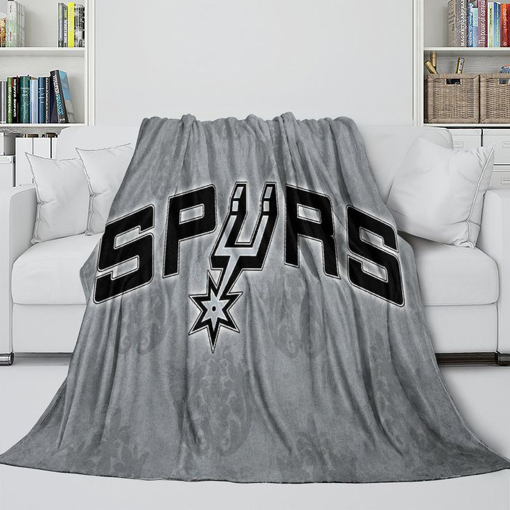 San Antonio Spurs Blankets Sherpa Blanket Throw Blanket