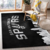 San Antonio Spurs Area Rug NBA Area Rug Bedroom Rug Indoor Rug Rectangle Carpet san antonio spurs rug living room carpet regtangle carpet floor decor home decor ver 759