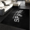 San Antonio Spurs Area Rug NBA Area Rug Bathroom Rugs Indoor Rugs Rectangle Carpet san antonio spurs rug living room carpet regtangle carpet floor decor home decor ver 774
