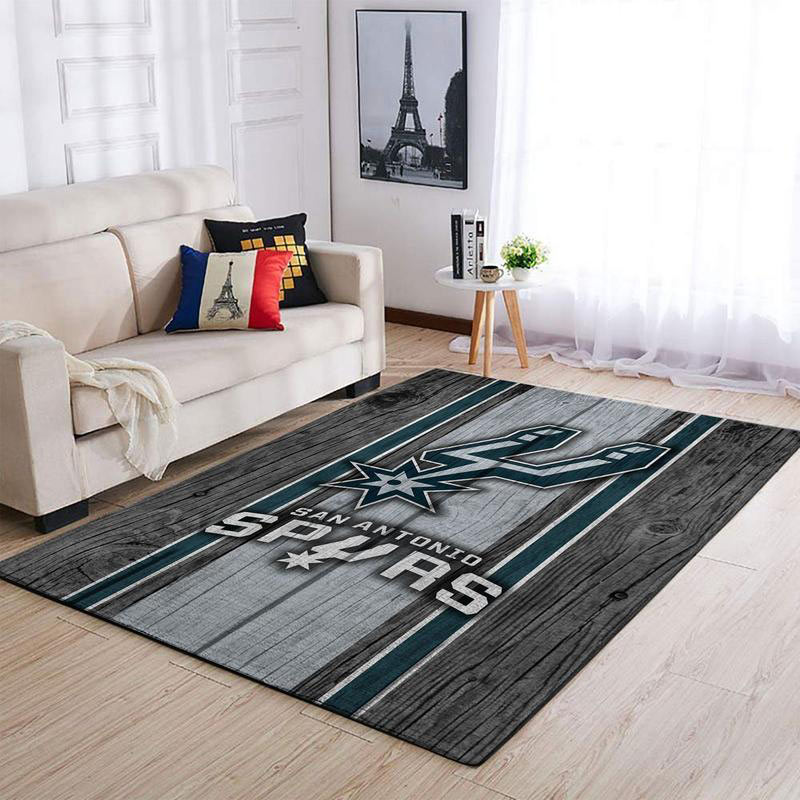 San Antonio Spurs Rug NBA Area Rug Living Room Rug Indoor Rugs Rectangle Carpet