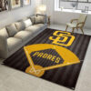 san diego padres rug living room carpet regtangle carpet floor decor home decor ver 305