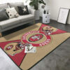 san francisco 49ers area rugs bathroom rug floor rug regtangle carpet home decor ver 1791