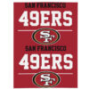 San Francisco 49ers Blanket FLeece Blanket Throw Blanket san francisco 49ers blanket fleece blanket throw blanket v100