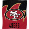 San Francisco 49ers Blanket Sherpa Blanket Throw Blanket san francisco 49ers blanket sherpa blanket throw blanket v123