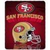 San Francisco 49ers Blanket Sherpa Blanket Throw Blanket san francisco 49ers blanket sherpa blanket throw blanket v129