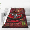 San Francisco 49ers Blanket Sherpa Blanket Throw Blanket san francisco 49ers blanket sherpa blanket throw blanket v48