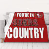 San Francisco 49ers Blankets FLeece Blanket Throw Blanket san francisco 49ers blankets fleece blanket throw blanket v109