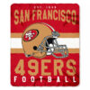 San Francisco 49ers Blankets FLeece Blanket Throw Blanket san francisco 49ers blankets fleece blanket throw blanket v126