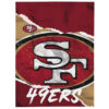 San Francisco 49ers Blankets FLeece Blanket Throw Blanket san francisco 49ers blankets fleece blanket throw blanket v70