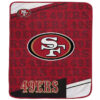 San Francisco 49ers Blankets FLeece Blanket Throw Blanket san francisco 49ers blankets fleece blanket throw blanket v98