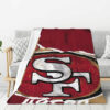 San Francisco 49ers Blankets Sherpa Blanket Throw Blanket san francisco 49ers blankets sherpa blanket throw blanket v139